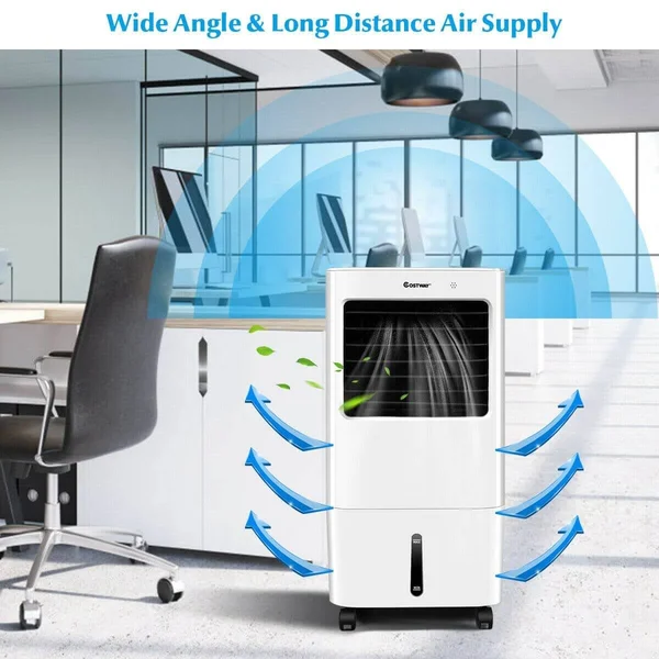 Evaporative Portable Air Cooler Fan w/ Remote Control