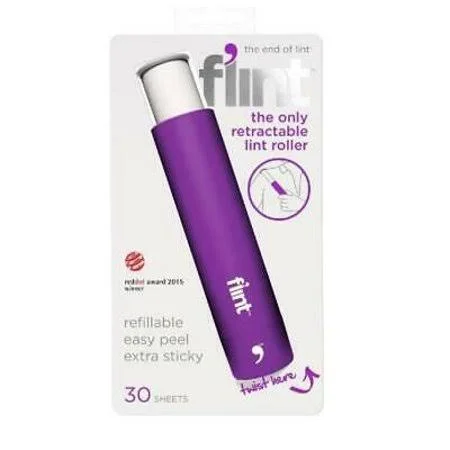 6unit Flint Fld008bh-tp-us Lint Roller Paper - Purple, Size: One Size