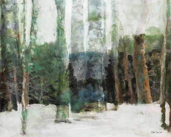 Posterazzi Winter Forest Poster Print by Stellar Design Studio Stellar Design Studio (36 x 24) #SDS322