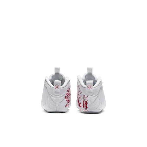 Nike Kids& Infant Lil& Posite One Crib Booties in White Size 1.0