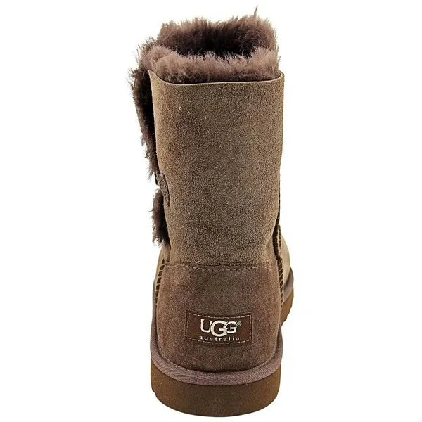 UGG Bailey Button Kids Boots- Chocolate 13