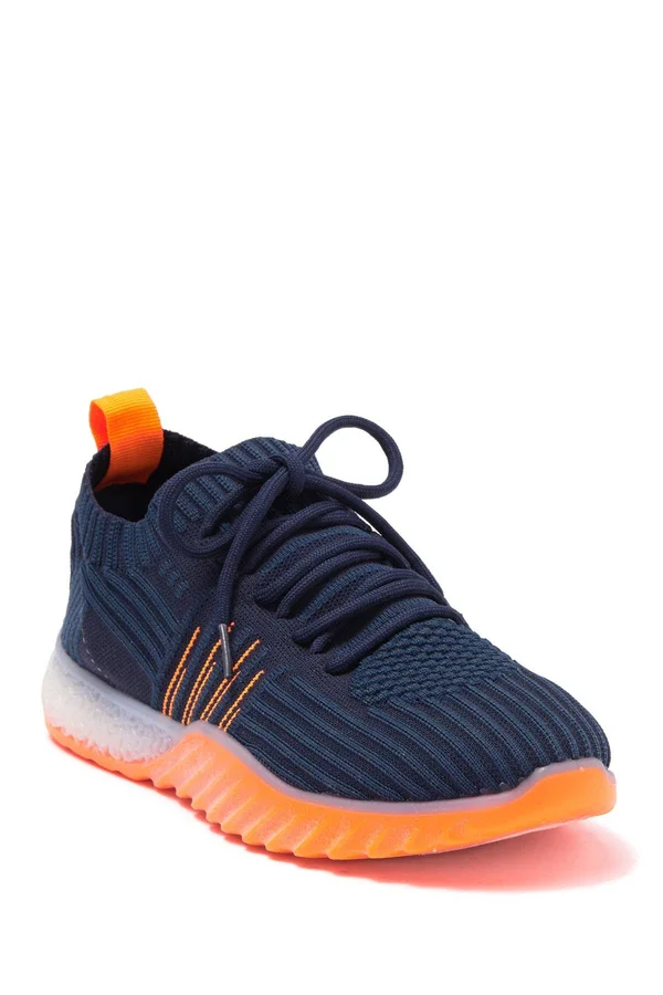 Danskin Women's Positive Lace-Up Sneaker - Navy - Size 8.5M