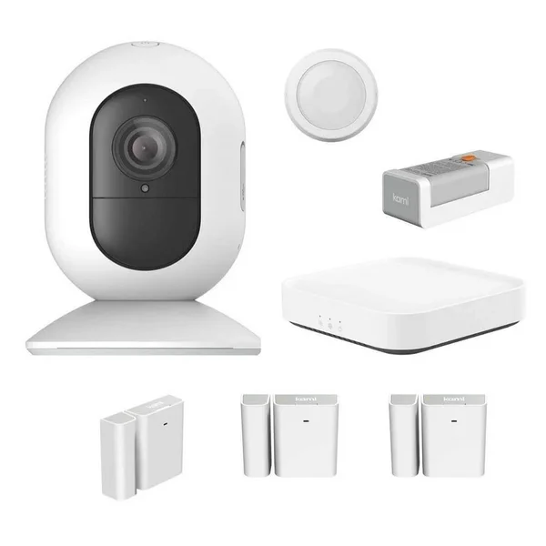 WK101 Wireless Outdoor Security Camera & N100 Smart Security Sensor Kit