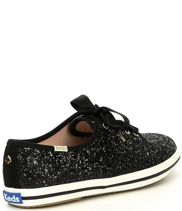 Keds x Kate Spade New York Glitter Sneakers - Platinum - Size 10