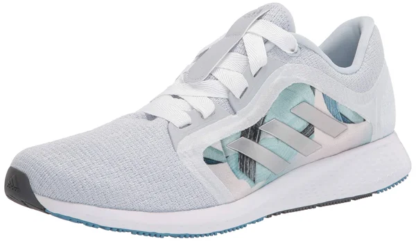 Adidas Women's Edge Lux 4 Running Shoes in Grey/Silver Metallic Size 7.5, Knit/Plastic
