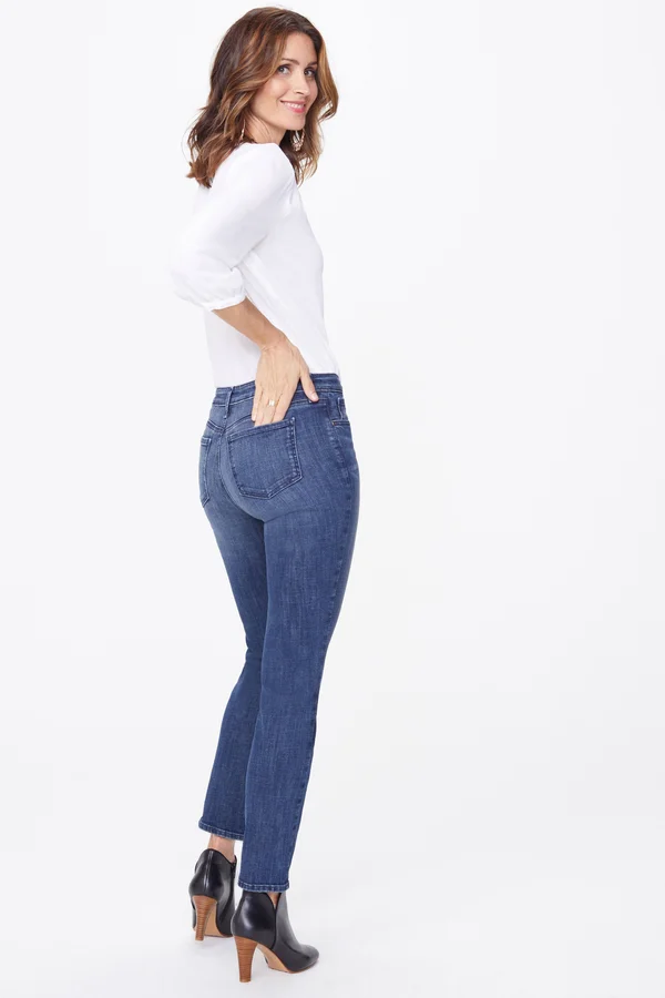 Nydj Womens Sheri Slim Fit Jeans - Blue, 18, Women's