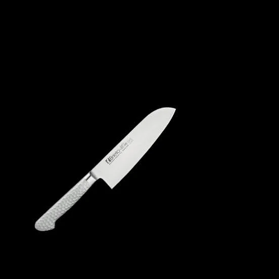Brieto-M11PRO DPS Clad MV Stainless Japanese Chef&s Santoku Knife 160mm