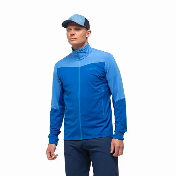 Norrona Falketind Warm1 Stretch Jacket - Men's Campanula/Olympian Blue Medium 1816-20-6608-M