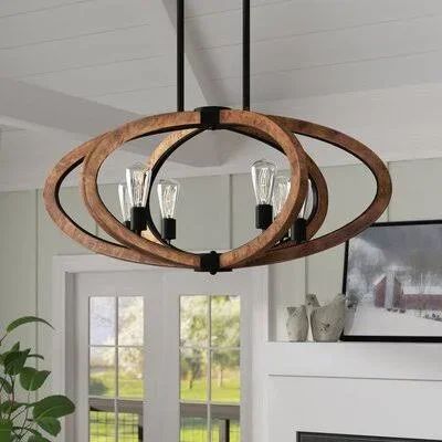 Orly 6-Light Candle Style Globe Chandelier