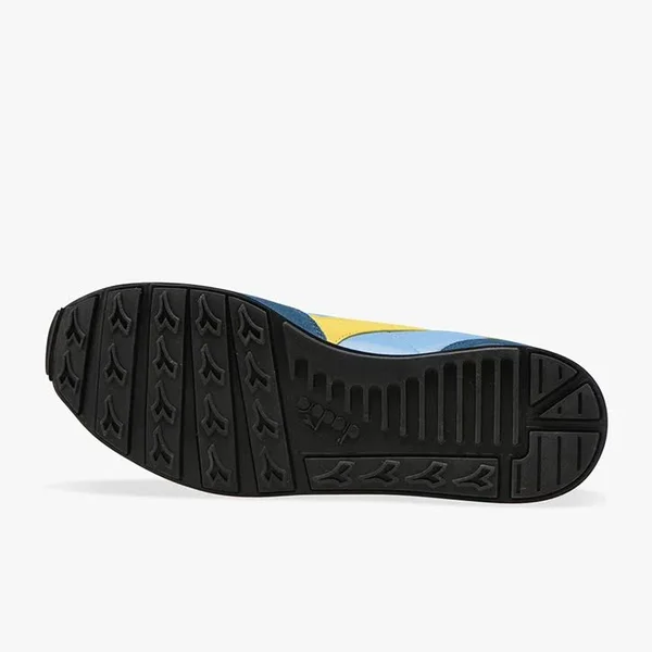Diadora Camaro Shoes Dark Blue Light Blue Yellow - 37