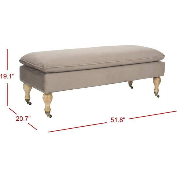 Safavieh Hampton Mushroom Pillowtop Bench