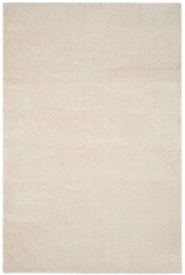 Santa Monica Shag Rug Ivory 9&x12& Safavieh