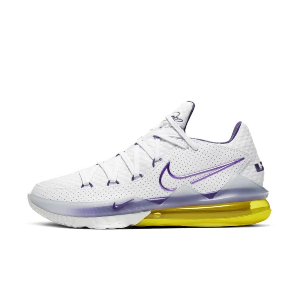 Nike Lebron 17 Low Basketball Shoes in White, Size: 18, CD5007-102