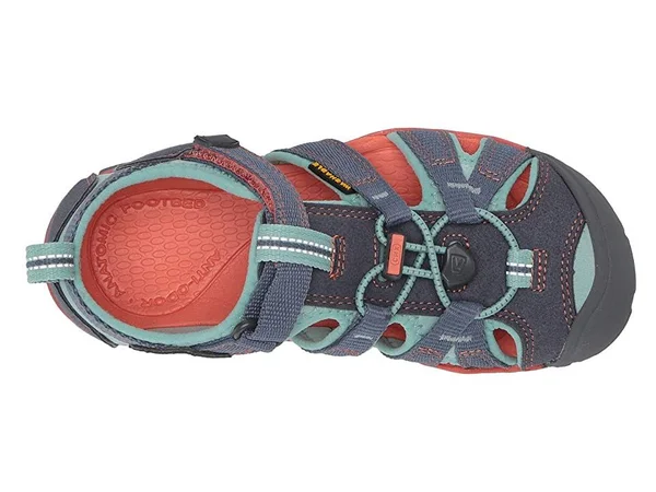 Keen Youth Seacamp II CNX Sandal - 7 - Flint Stone, Ocean Wave