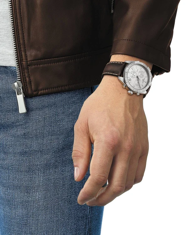 Tissot PR 100 Sport Chronograph Silver Dial Men's Watch T1016171603100