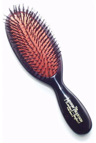 Boar Bristle - Pocket Bristle Pure Bristle Hair Brush - 1pc