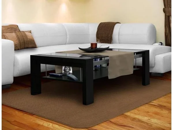 House - Home and More Skid-Resistant Carpet Indoor Area Rug Floor Mat - Toffee Brown - 5& x 8& - Many Other Sizes to Choose from