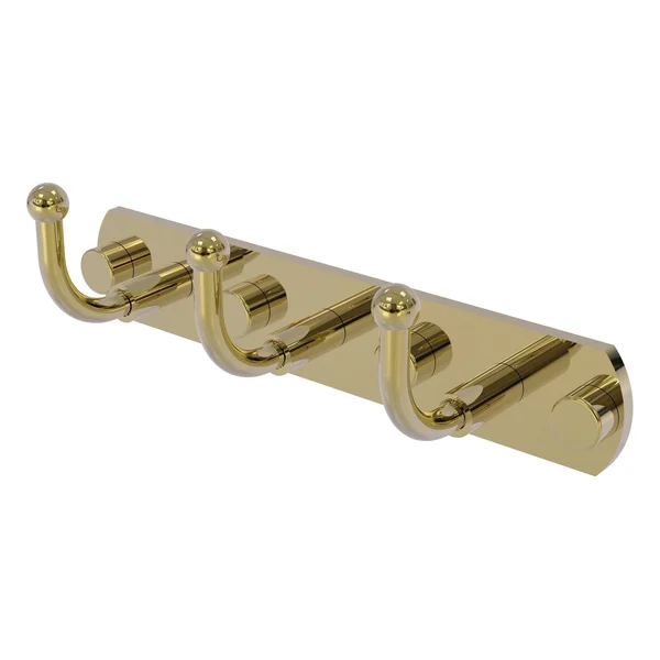 Allied Brass Skyline Collection 3 Position Multi Hook - Unlacquered Brass