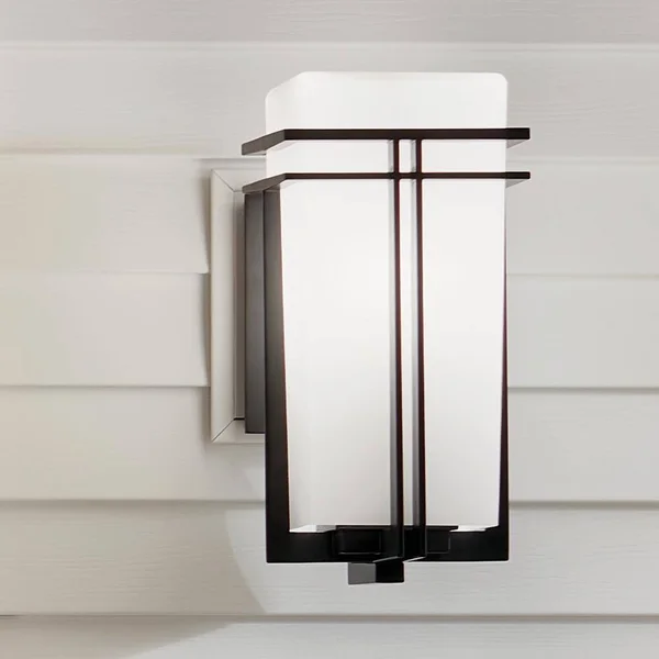 Kichler Lighting 49202BK Tremillo Outdoor Wall Light - Black