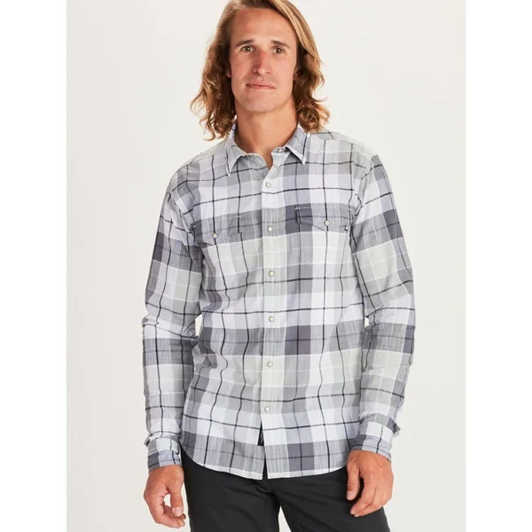 Marmot Parkfield Long-Sleeve Shirt - Men's Enamel Blue, L