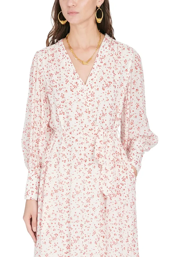 Ganni - Georgette Dress - Women, Multicolor
