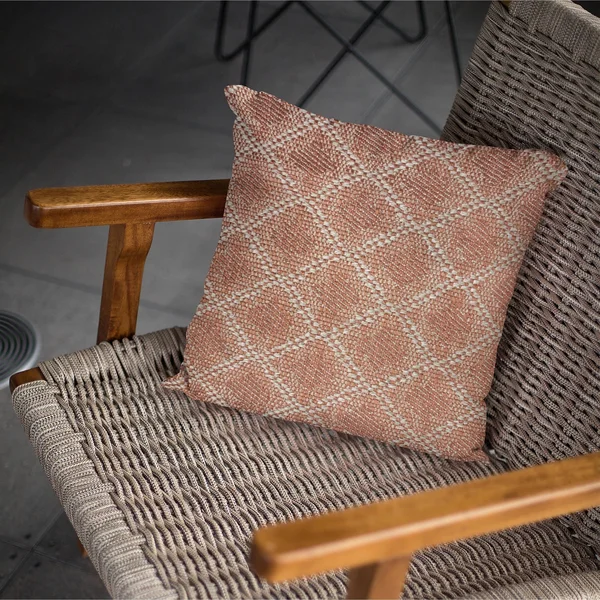 Plutus 20x22 x 36x22 Diamond Luxury Throw Pillow in Brown