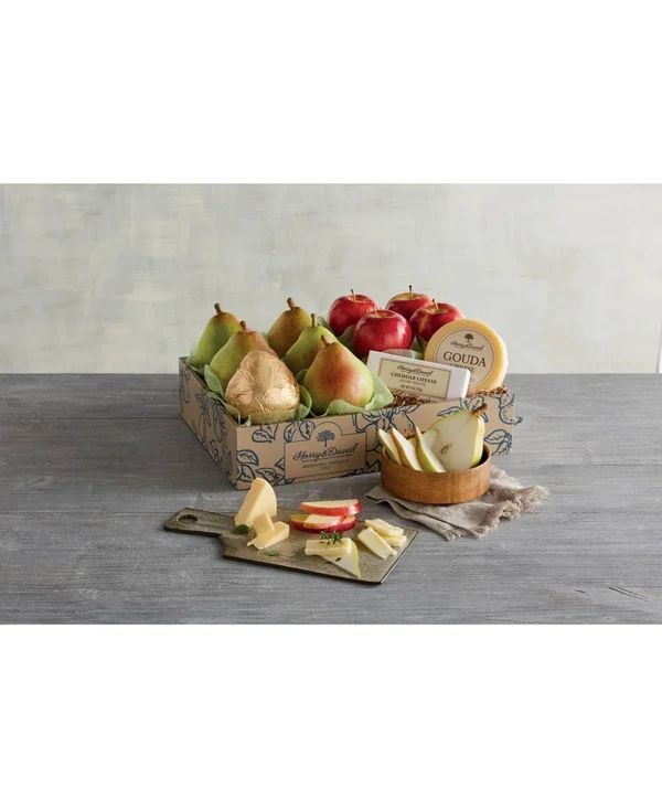 Harry & David Classic Pears, Apples and Cheese Gift