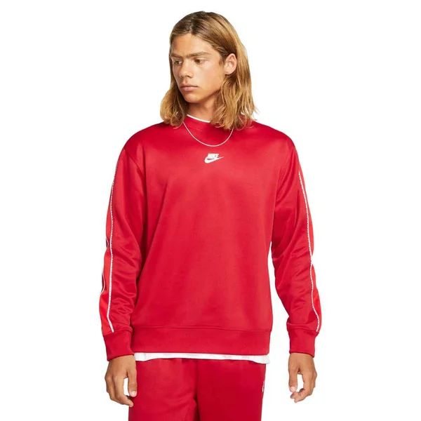 Nike Sportswear Men's Crew, Size Large, Red