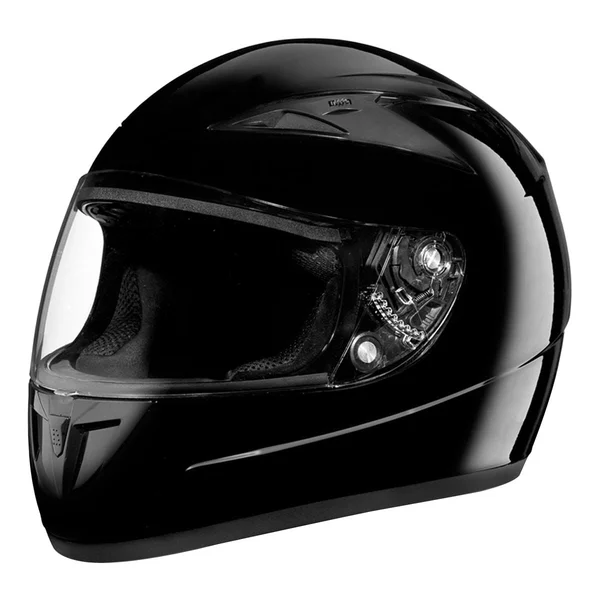 D.O.T. Full Face: Daytona Shadow: Hi-Gloss Black Helmet 2XL