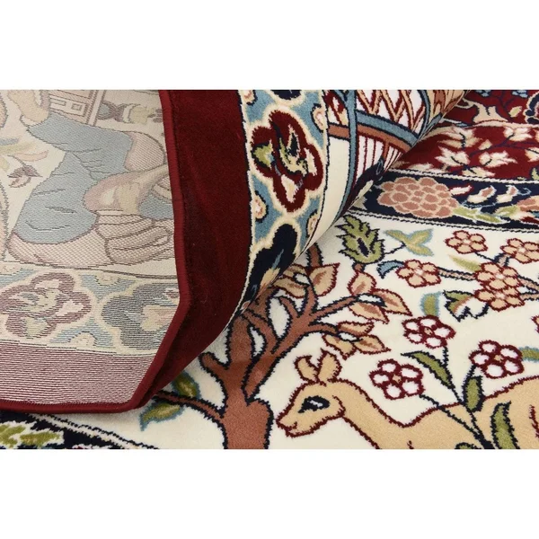 Unique Loom Birmingham Narenj Area Rug (5& x 8& - Navy Blue)