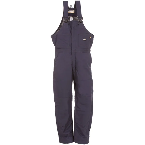 Berne Apparel FRB05BDR440 FR Deluxe Bib Brown Duck - Large