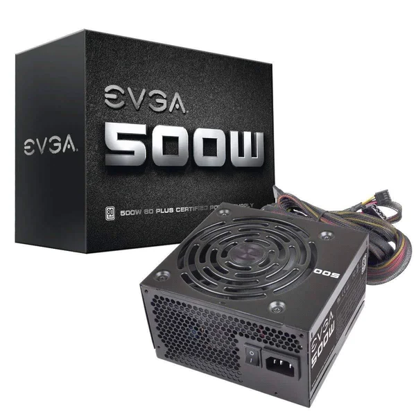 EVGA 500 W1 - 80+ White 500W Power Supply( 100-W1-0500-KR)