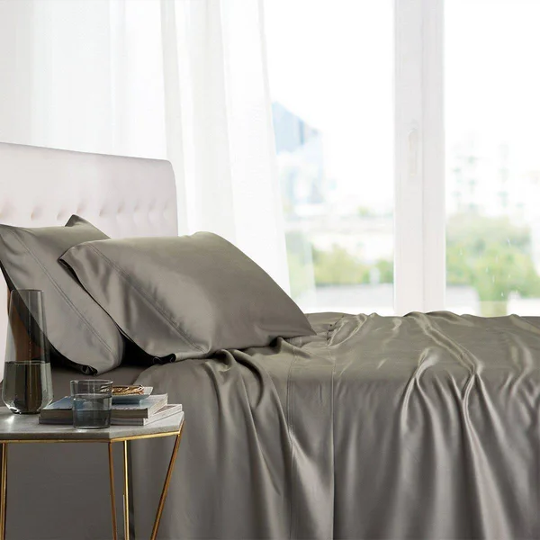 Luxurious California King Bamboo Sheets Sets Royal Blue