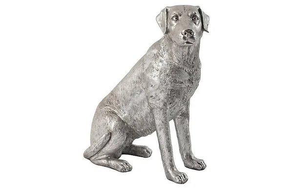 32x22 Labrador Figure - Silver - Phillips Collection
