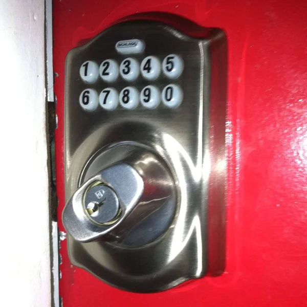Schlage Camelot Keypad Deadbolt - Aged Bronze