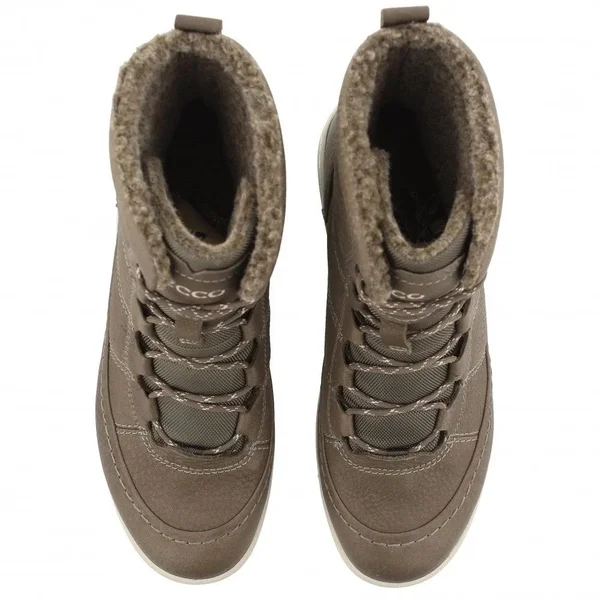 Ecco Trace Lite Grey Nubuck Womens Snow Boots 38 EU