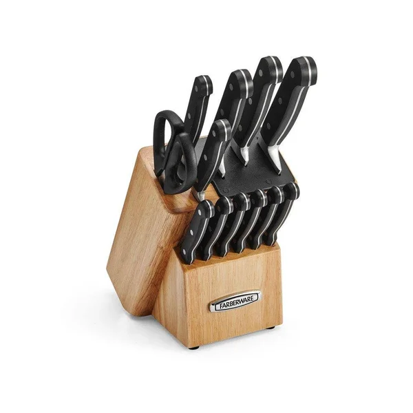 Farberware Edgekeeper Pro 13-Piece Self-Sharpening Knife Block Set