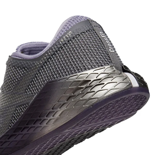 Reebok Women's Nano 9 Training Shoes - Grey/Violet/White, 10