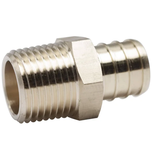 LTWFITTING 3/4 in. x 1/2 in. Lead Free Brass PEX Barb x MIP Adapter Fitting (20-Pack)