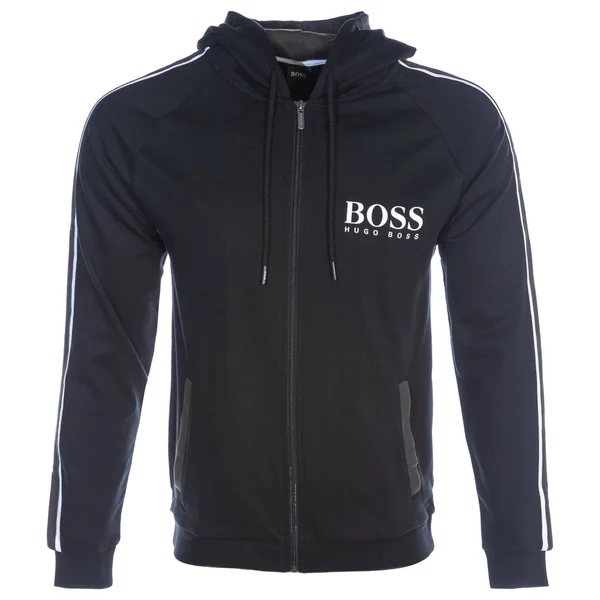 BOSS Bodywear Authentic Zip Through Hoody Black Large