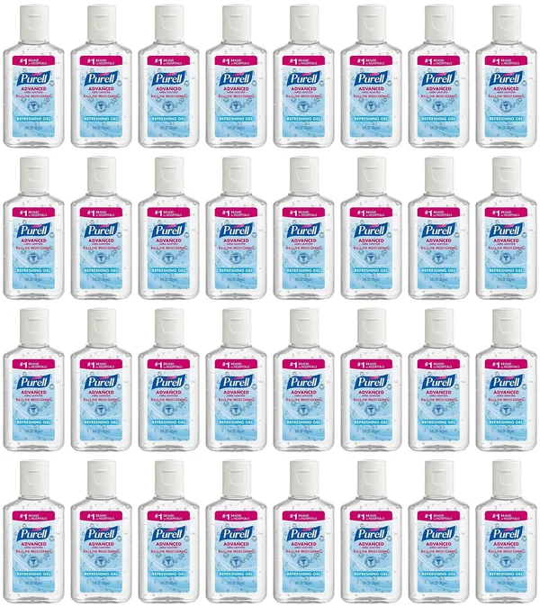 Purell Advanced Hand Sanitizer Refreshing Gel, 1 fl oz (24-Pack)