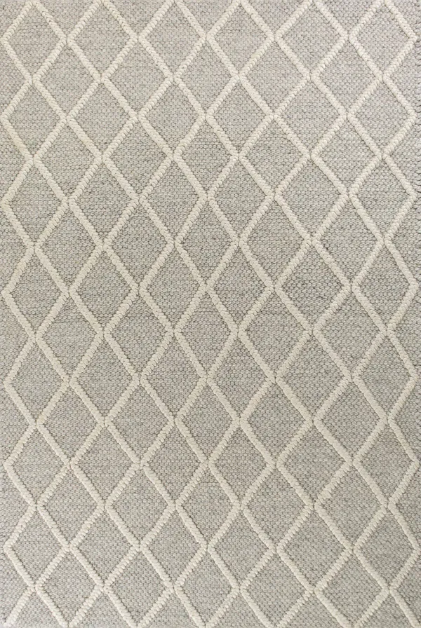 5' x 7' Wool Grey Area Rug (349794)