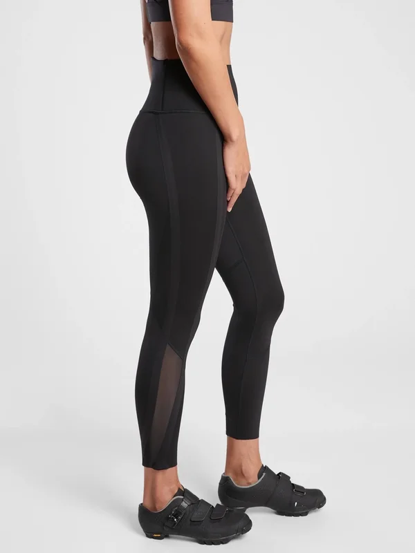 Athleta Women's High Gear 7/8 Tight Black Tall Size M