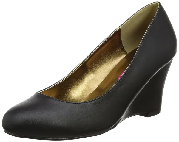 3x22 Wedge Pump - Black - 15 - Pleaser