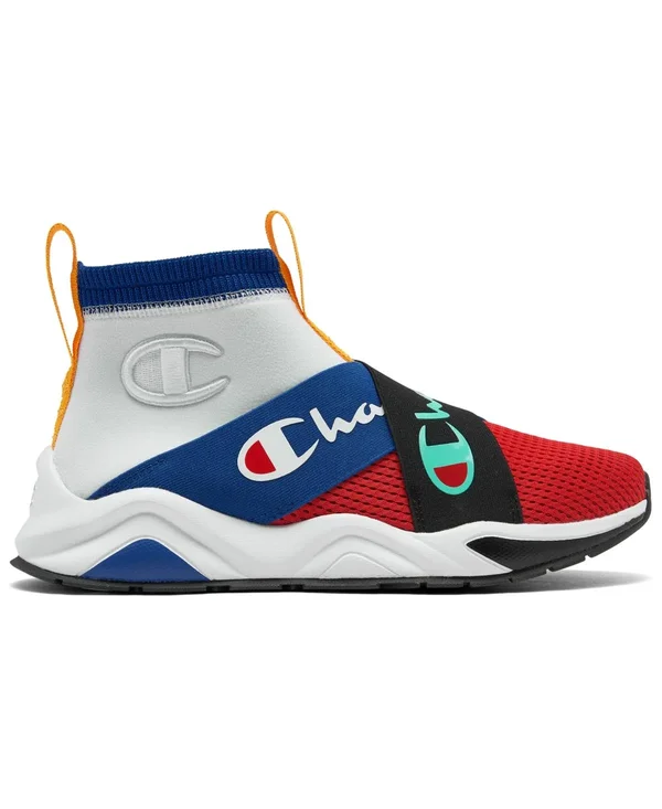 Champion Men's Rally Crossover Casual Shoes - 13.0, White/Red