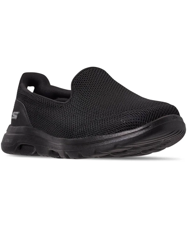 Skechers Women's GOwalk 5 Walking Shoe, Black/Black