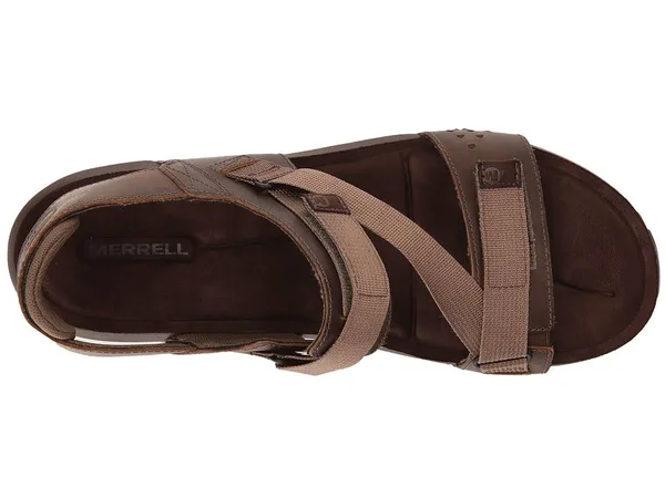 Merrell Men's Terrant Strap Sandal - 15 - Dark Earth