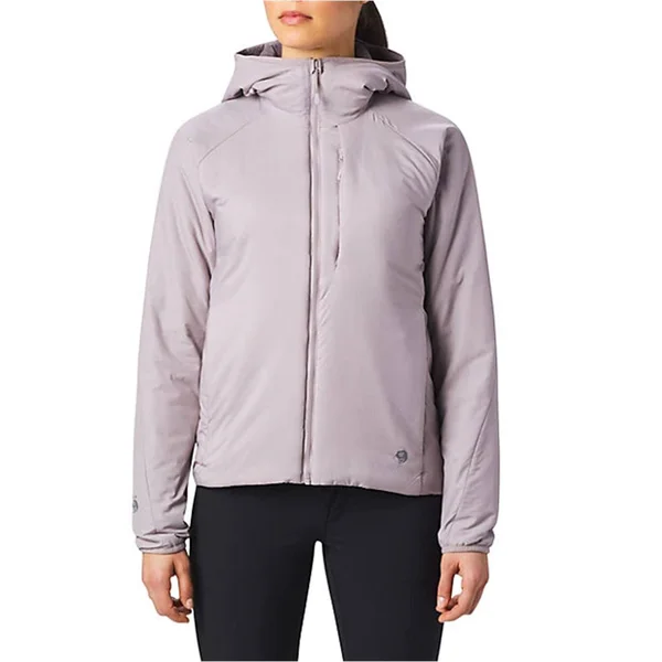 Mountain Hardwear Women's Kor Cirrus Hybrid Hoodie Purple M