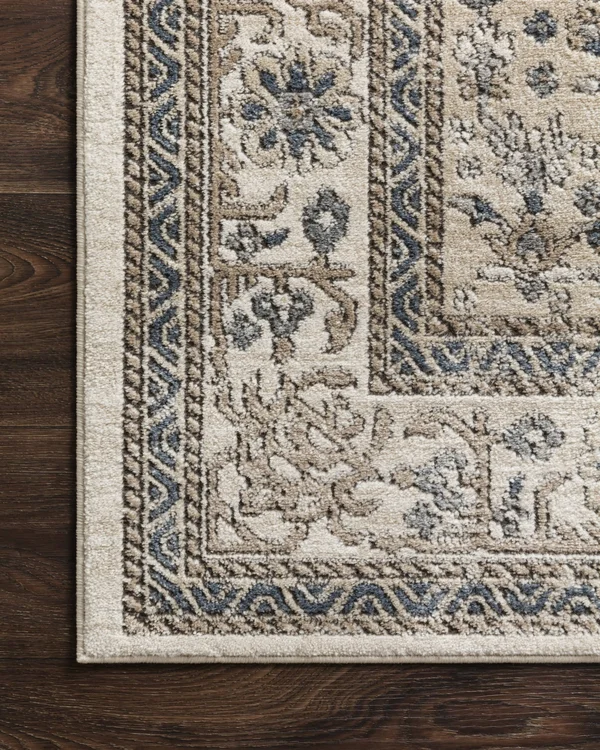 Loloi II Teagan TEA-02 Oatmeal Ivory Rug - 5 ft 3 in x 7 ft 6 in
