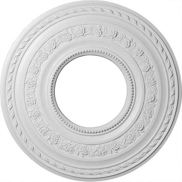 29 3/8x22OD x 11 5/8x22ID x 1 1/8x22P Anthony Ceiling Medallion (Fits Canopies Up to 11 5/8x22) - Hand-Painted Pot of Cream Crack